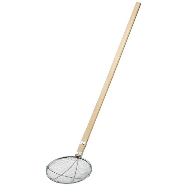 江部松商事｜EBM EBM　18−8　木柄　丸型　給食用スクイ網　24cm　40メッシュ　30458 EBM