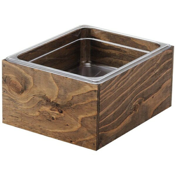 江部松商事｜EBM EBM　木枠アイスボックス　1／2−H150mm　エボニー塗装 EBM