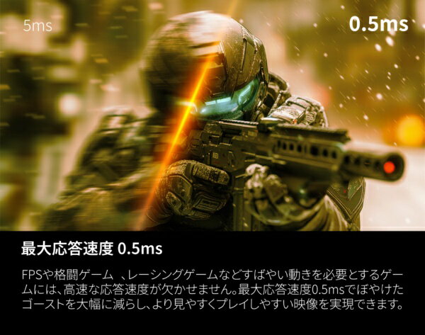 AOC�å����������� �����ߥ󥰥�˥��� �֥�å� Q27G40E/11 [27�� /WQHD(2560��1440�� /�磻�� /180Hz]