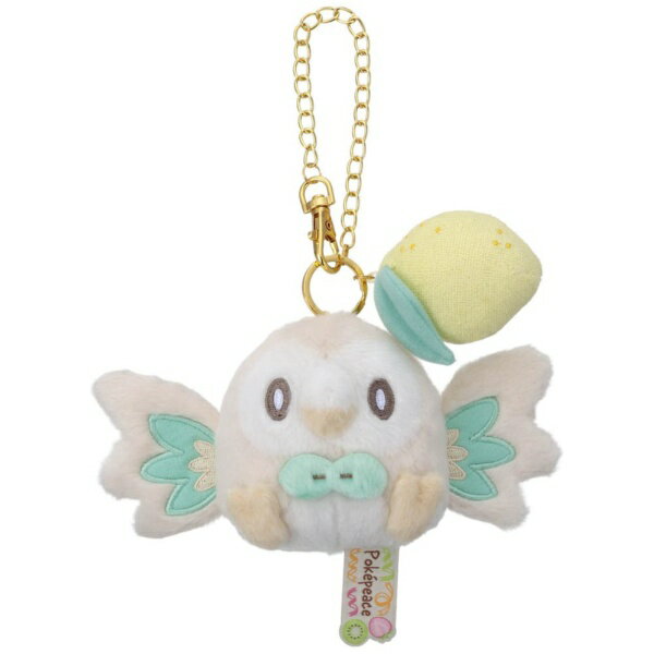 タカラトミーアーツ｜TAKARA TOMY ARTS ポケットモンスター ポケピース ぬいぐるみチェーン付マスコット（カラフルVer.） モクロー