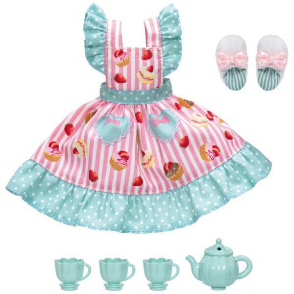 【2025年10月18日発売】 タカラトミー｜TAKARA TOMY リカちゃん LW-10 ティータイムエプロン【発売日以降のお届け】のサムネイル