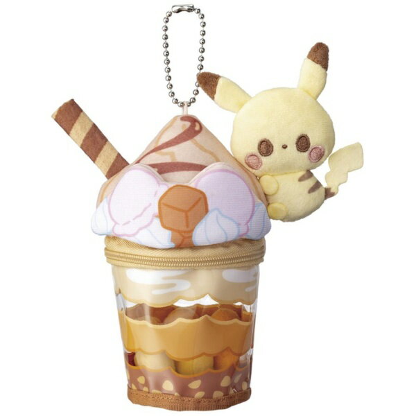 タカラトミー｜TAKARA TOMY ポケットモンスター ポケピース キャラメルパフェぬいぐるみチャーム ピカチュウ