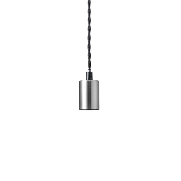 YAZAWA｜ヤザワ ヌードペンダントライト　シルバー　ICLX25E261SV　コード長約60cm　口金E26　電球別売り [E26]
