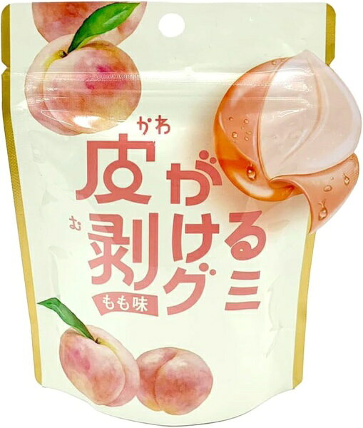 【店舗のみの販売】 メリーゴーランド 皮が剥けるグミもも味