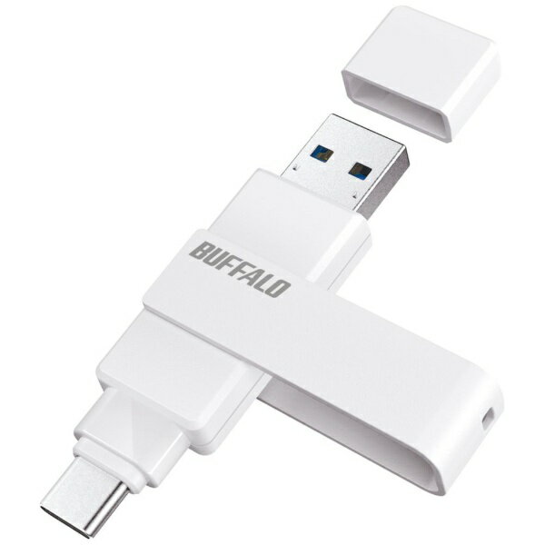 BUFFALO｜バッファロー USBメモリ (Chrome/Android/iPadOS/iOS/Mac/Windows11対応) ホワイト RUF3-ACR6...