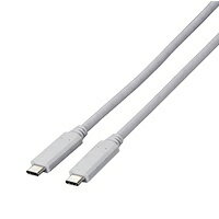 EIZO｜エイゾー USB-C ⇔ USB-Cケーブル [映像 /充電 /転送 /1.0m] ホワイト CC100-WT [USB-C ⇔ USB-C]