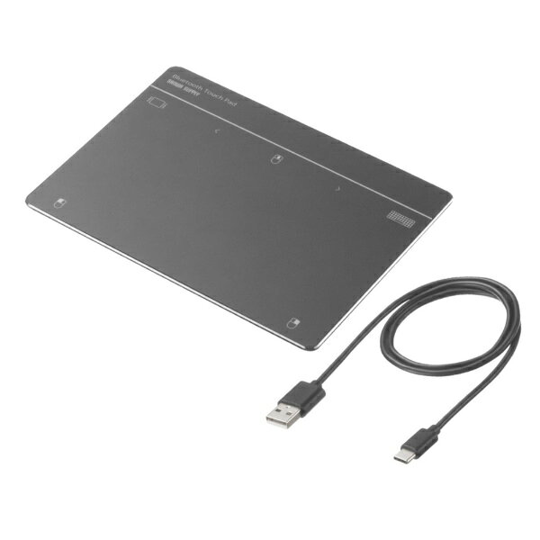 サンワサプライ｜SANWA SUPPLY タッチパッド [W160xD120xH10mm] Bluetooth トラックパッド 充電式 14ジ..