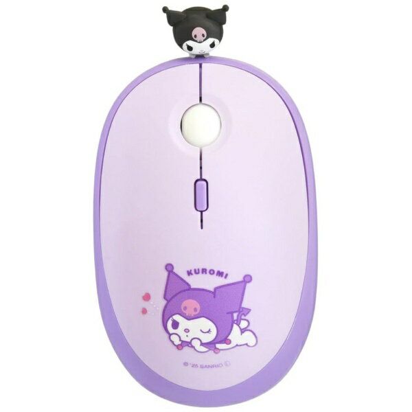 グルマンディーズ｜gourmandise マウス サンリオキャラクターズ(Chrome/Android/iPadOS/iOS/Mac/Windows11対応) クロミ SANG-558KU [IR LED /無線(ワイヤレス) /5ボタン /Bluetooth]