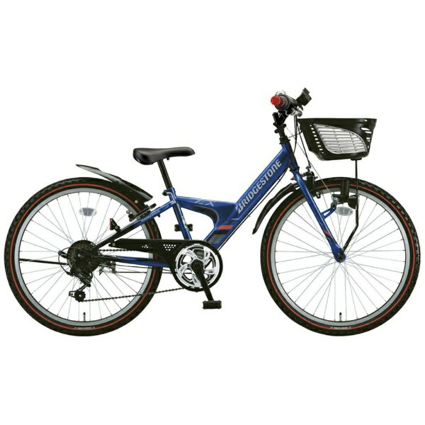 ブリヂストン｜BRIDGESTONE 24型 子供用自転車 エクスプレスジュニア (外装6段変速） ブルー＆ブラック..
