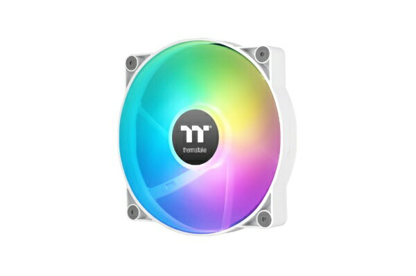 THERMALTAKE｜サーマルテイク ケースファンx2 [200mm /900RPM] CT200 ARGB Sync PC Cooling Fan Single Pack ホワイト CL-F180-PL20SW-A