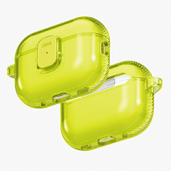 KENZAN｜ケンザン AirPods Pro3 対応TPUケース GLASE PRO UNIQ LIGHT LIME UNIQ-AIRPODSPRO3-GLSPLLIM