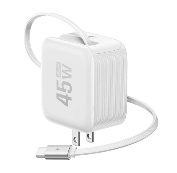 EcoFlow RAPID 45W GaN �}���[�d��(USB-C�P�[�u������) EFA-45WCHARGER2-W-JP [�z���C�g]