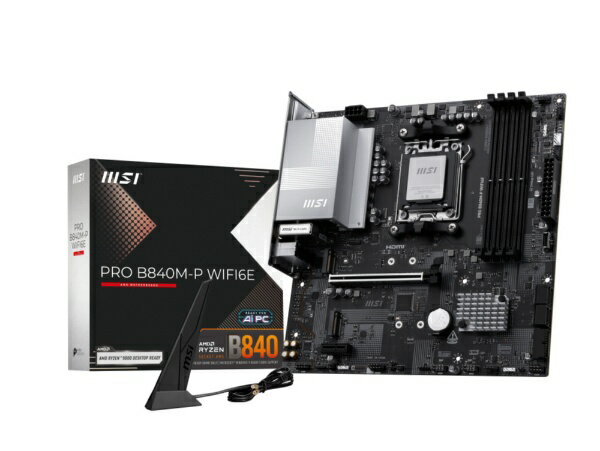 MSI｜エムエスアイ マザーボード(Socket AM5) PRO B840M-P WIFI6E [MicroATX]