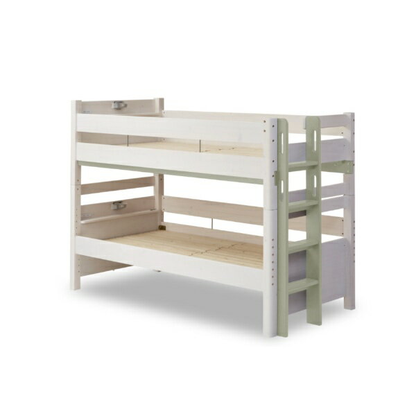 関家具｜SEKI FURNITURE 関家具　ラフォーレ4　2段ベッド　ホワイト/モスグリーン ホワイト/モスグリー..