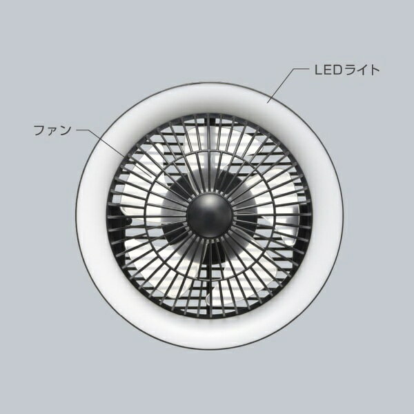 オーム電機|OHM ELECTRIC ファン付きLEDレールライト ライティングダクト用 ブラック ORL-FL01-K [LED] [3]
