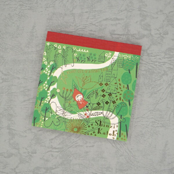 木野瀬印刷 赤ずきん ブロックメモ ちょっとひと休み BM-01043