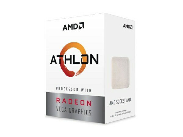 AMD｜エーエムディー 〔CPU〕AMD Athlon 3000G BOX （2C4T、3.5GHz、35W）With Cooler YD3000C6FHSBX [Socket AM4 /グラフィックス搭載] 2