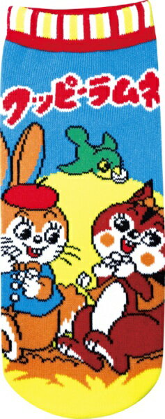 ジェイズプランニング｜J’s PLANNING お菓子パッケージシリーズ　ソックス　クッピーラムネ クッピーラムネ JGS0788