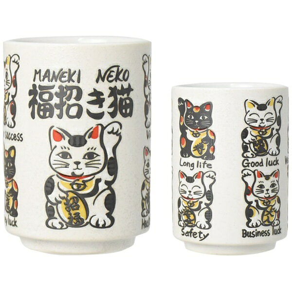 逸品｜IPPIN YAMATO 寿司湯呑（280ml） 福招き猫 98811-8