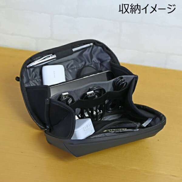 ETSUMI｜エツミ ガジェットポーチ [W205xH160xD75mm] Sサイズ peak biz(ピークビズ) ブラック PEAK-IN08 biccamera-15266445 楽天ビック(ビックカメラ×楽天) サンプル画像2