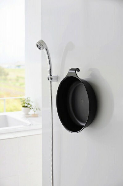 山崎実業｜Yamazaki マグネット＆引っ掛け湯おけ ミスト L ブラック BK 1565