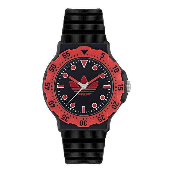 SWATCH - アディダス｜adidas ディスカバラーツー [DISCOVERER TWO] 1年保証 ブラック×レッド AOSY25514 [正規品]