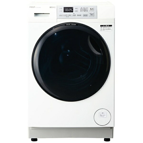 ���ؤ���5000pt����(5/7�ޤ�) AQUA�å����� �ɥ�༰�������絡 AQUA �ۥ磻�� AQW-SD8A-L(W) [����8.0kg /����4.0kg /�ҡ��ȥݥ�״��� /������]��̵����Ĺ�ݾڡ�