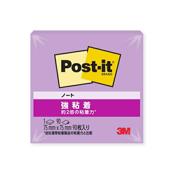 3Mジャパン｜スリーエムジャパン ポストイット強粘着　ノート Post-it(ポスト・イット) アイリスインフュージョン 654SS-IR