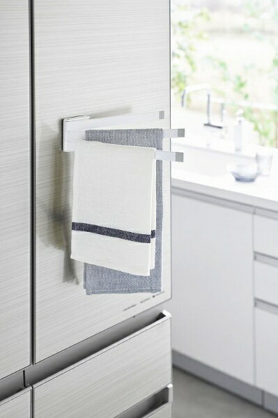 山崎実業｜Yamazaki フィルムフック布巾ハンガー　プレート　ホワイト WH 1561