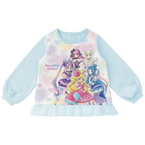 BANDAI｜バンダイ 光る！起毛パジャマ キミとアイドルプリキュア♪（B） 130cm サックスブルー