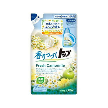 LION　ライオン 香りつづくトップ Fresh Camomile つめかえ用〔衣類洗剤〕