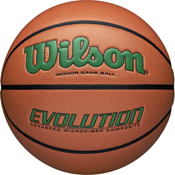 ウィルソン｜Wilson バスケットボール EVOLUTION 7号球 オレンジ×グリーン 0595XB0701