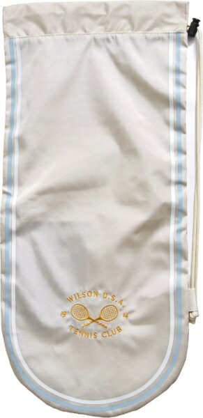 ウィルソン｜Wilson テニスラケットカバー SOFT COVER CREAM/YELLOW Cream/Blue WR80494020