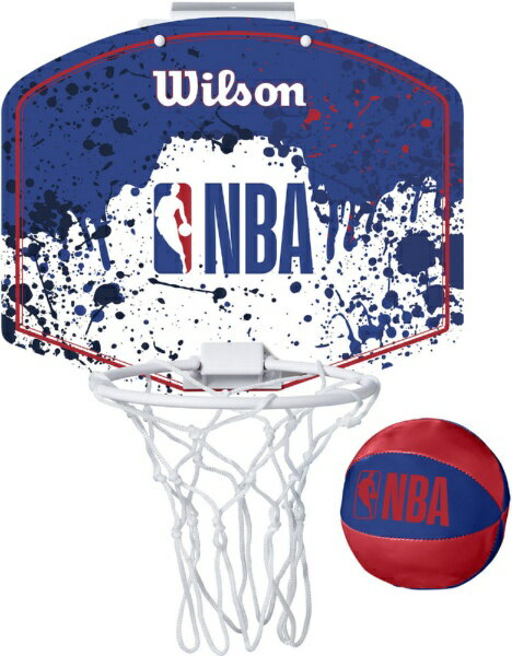 ウィルソン｜Wilson バスケットボール NBA TEAM ミニフープ NBA レッド×ホワイト×ブルー WTBA1302NB