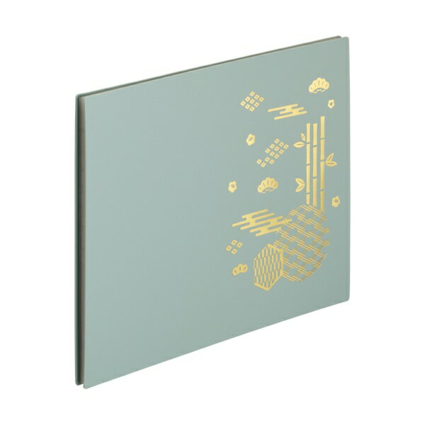 リヒトラブ｜LIHIT LAB. 書き置き御朱印帳＜見開きサイズ＞ 白藍 A373-14