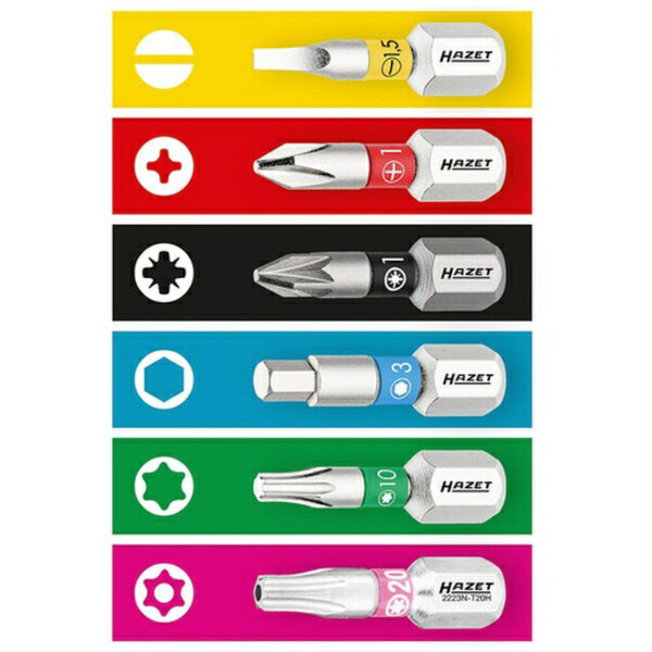 HAZET社｜ハゼット HAZET ビットセット 51ツール