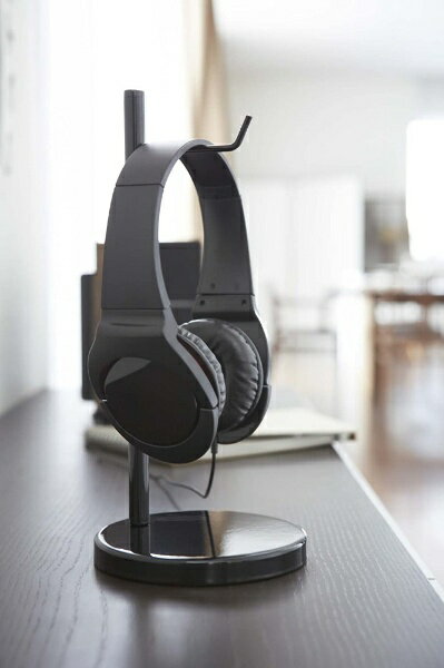 ¶ȡYamazaki إåɥۥ󥹥ɡܡƥޥ륬BKYJ2292(Beautes Round Headphone Stand BK)