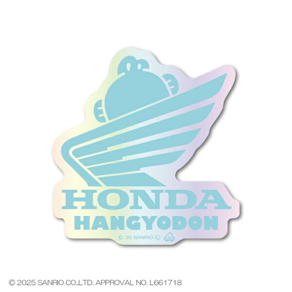 ゼネラルステッカー｜GENERAL STICKER はぴだんぶい×Super Cub ホログラムステッカー ロゴ ハンギョドン LCS-1744