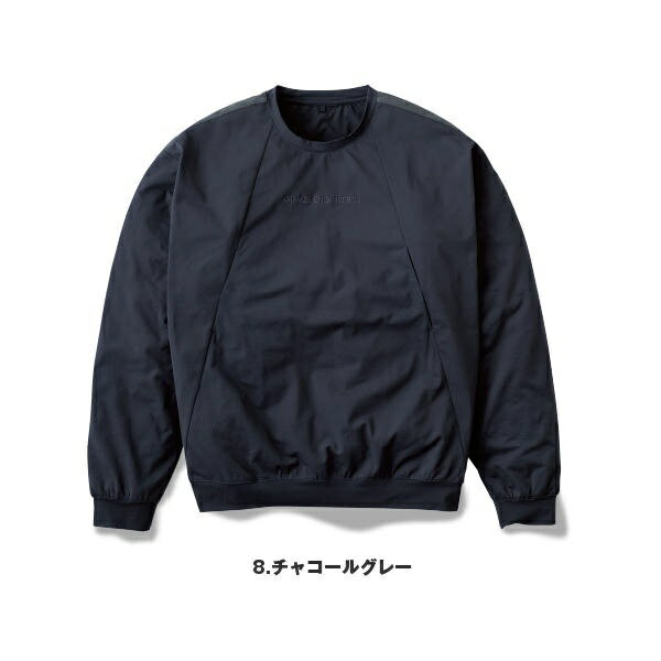 エスケー・プロダクト｜SK PRODUCT GE-3008-8-L サロペ・デ・クルーネック カラー：チャコールグレー サイズ：L