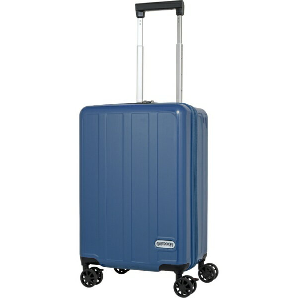 Suit Case - OUTDOOR PRODUCTS｜アウトドアプロダクツ スーツケース ファスナータイプ 旅行日数目安： 3〜4泊 37L TSAロック搭載 内装仕切り付き フットストッパー付き 機内持ち込みサイズ ブルー OD-0904-48-BL [TSAロック搭載]