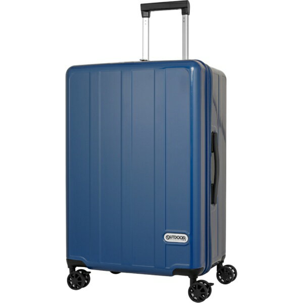 71升~80升 - OUTDOOR PRODUCTS｜アウトドアプロダクツ スーツケース ファスナータイプ 旅行日数目安： 1週間 71L TSAロック搭載 内装仕切り付き フットストッパー付き 預け入れ無料サイズ ブルー OD-0904-60-BL [TSAロック搭載]
