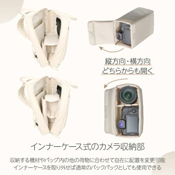 Chululu｜チュルル Chululu ルモ バックパック ベージュ ベージュ SCH-LUBPBE