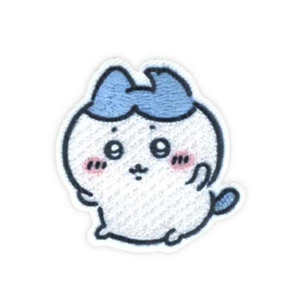 ちいかわが、ワッペンになりました。文具類やスマホにもシールとして、使用できます。　シール・アイロン両用タイプです。■約 幅 3.9×約 高さ 4.1 （cm）