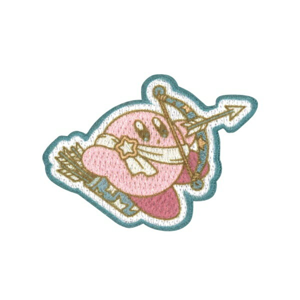 星のカービィ星座柄（いて座）です。シール・アイロン両用タイプです。■約 幅 5.0×約 高さ3.7 （cm）