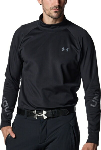 Other - アンダーアーマー｜UNDER ARMOUR メンズ ドライブ コールドウェザー プロ ロングスリーブ モックネック シャツ Black×Castlerock 6007930 [メンズ /LGサイズ]【返品交換不可】