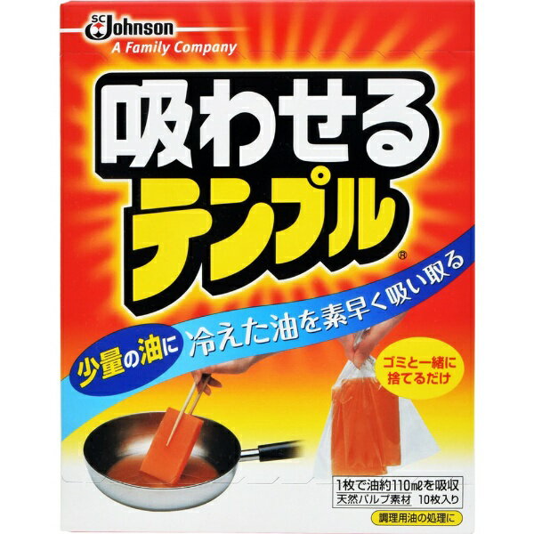 ジョンソン｜Johnson 吸わせるテンプル 10枚入 〔食器用洗剤〕