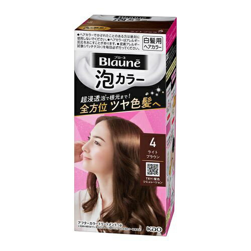 花王｜Kao Blaune（ブローネ） 泡カラー 4 ライトブラウン 108ml