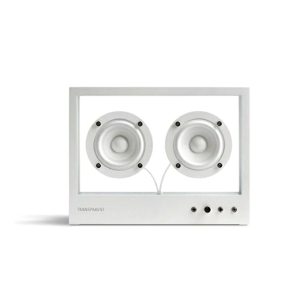 TRANSPARENT SPEAKER｜トランスペアレント スピーカー Wi-Fiスピーカー ホワイト TPS-02-Wifi [ハイレゾ対応 /Bluetooth対応 /Wi-Fi対応]