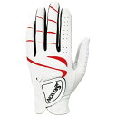 ダンロップ|DUNLOP 【メンズ 左手着用(右利き用)】ゴルフグローブ SRIXON (22cm/ホワイト×レッド) GGG-S014【返品交換不可】