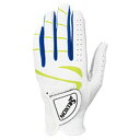ダンロップ|DUNLOP 【メンズ 左手着用(右利き用)】ゴルフグローブ SRIXON (21cm/ホワイト×イエロー) GGG-S014【返品交換不可】